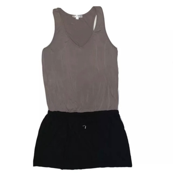 Anthropology Drew Halter Mini Dress Pockets Sz M - Picture 2 of 7